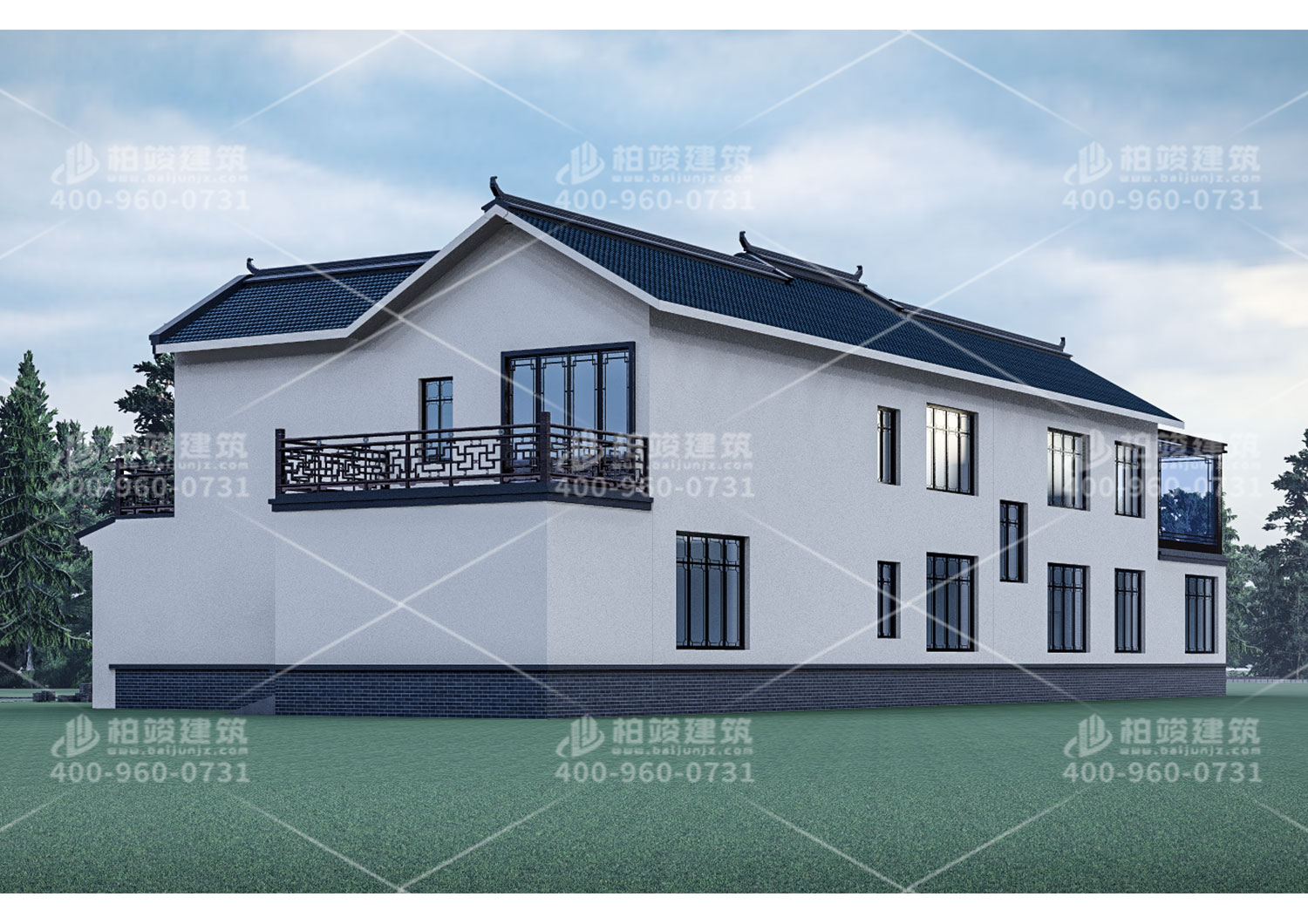 四川省巴中市王總定制的二層庭院別墅，風(fēng)景宜人看過的人都愛不釋手。