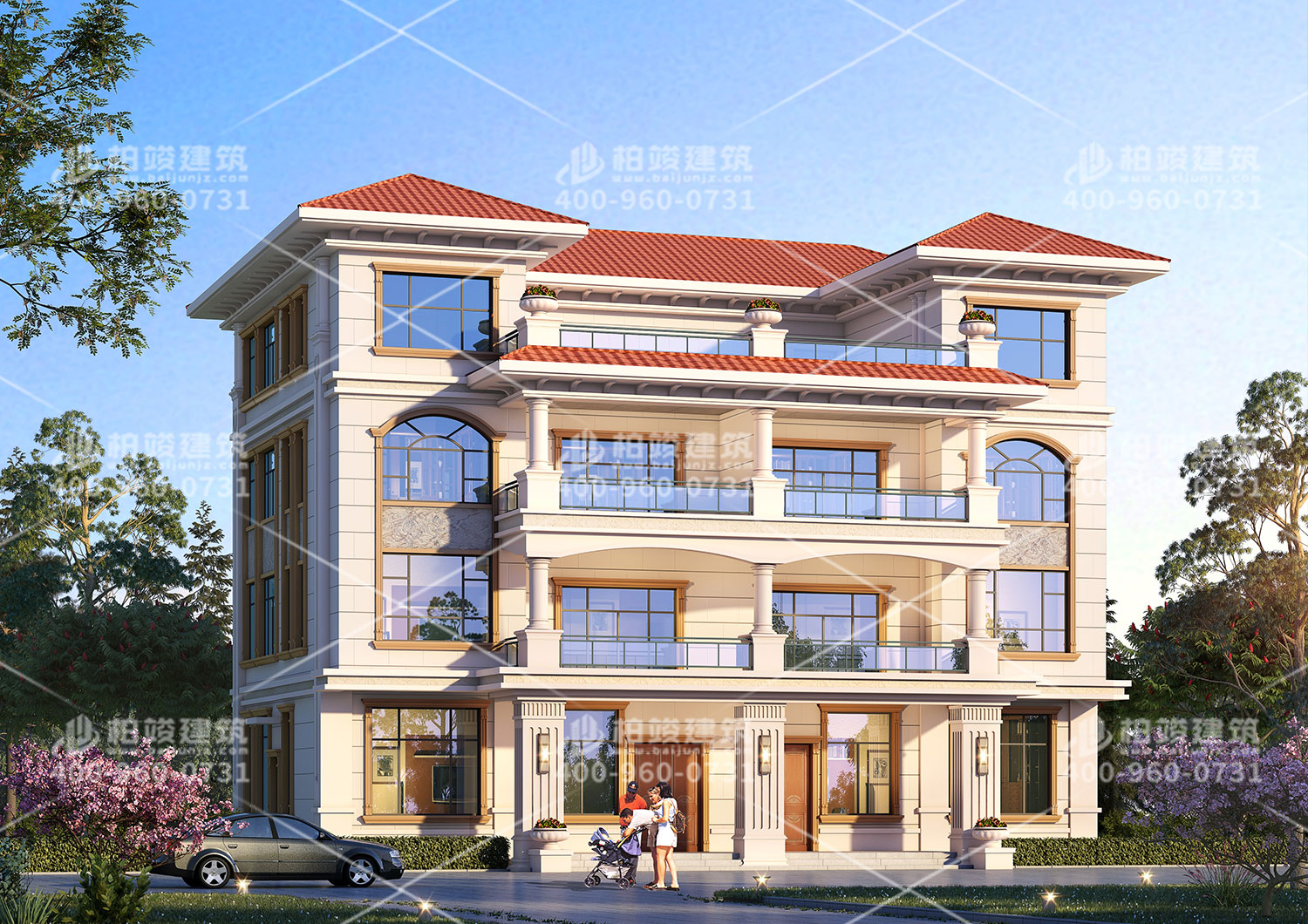 農(nóng)村自建房設(shè)計(jì)圖，貴州張總定制四層大別墅。