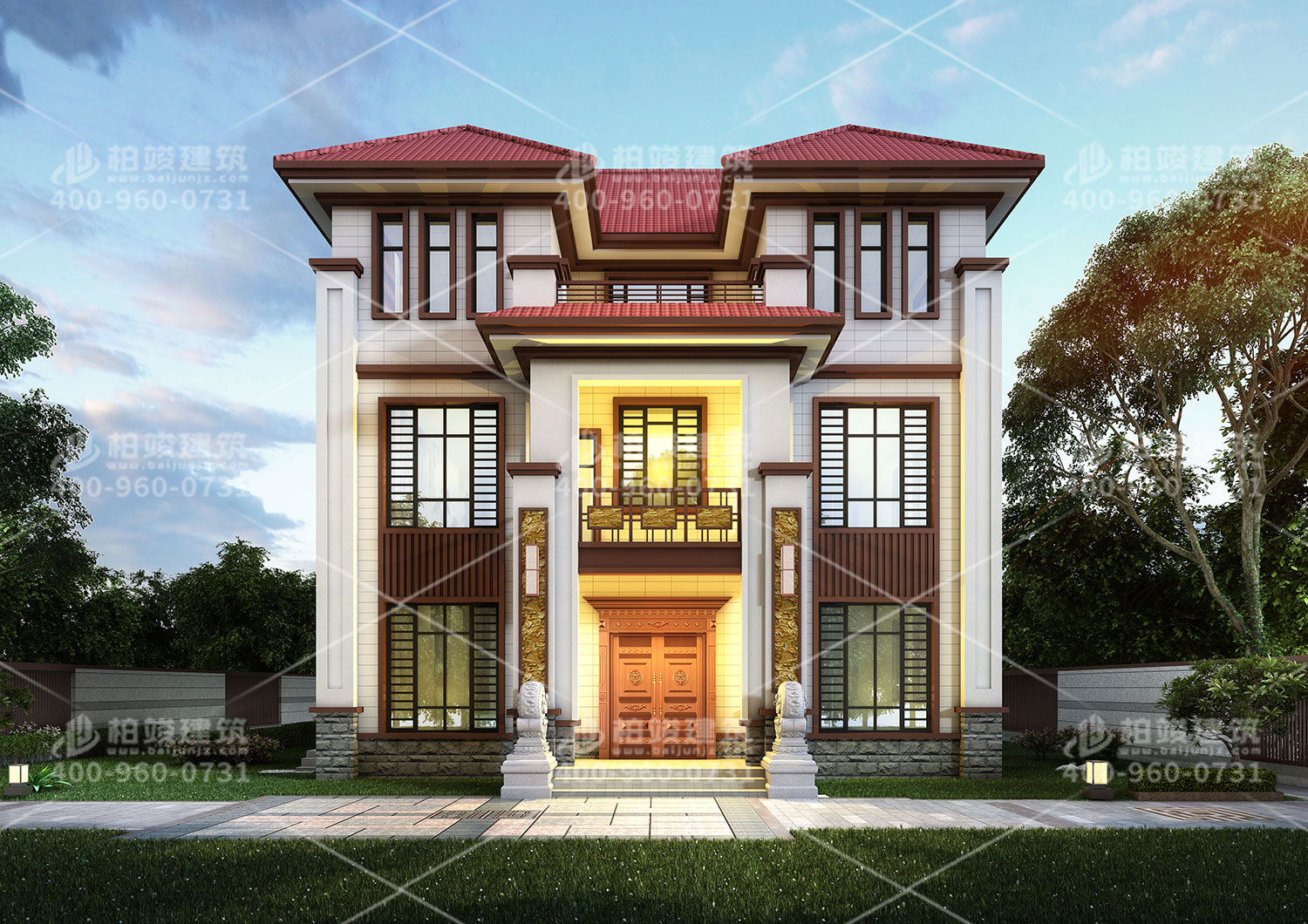 農(nóng)村房屋設(shè)計(jì)效果圖大全，樸實(shí)自建房。
