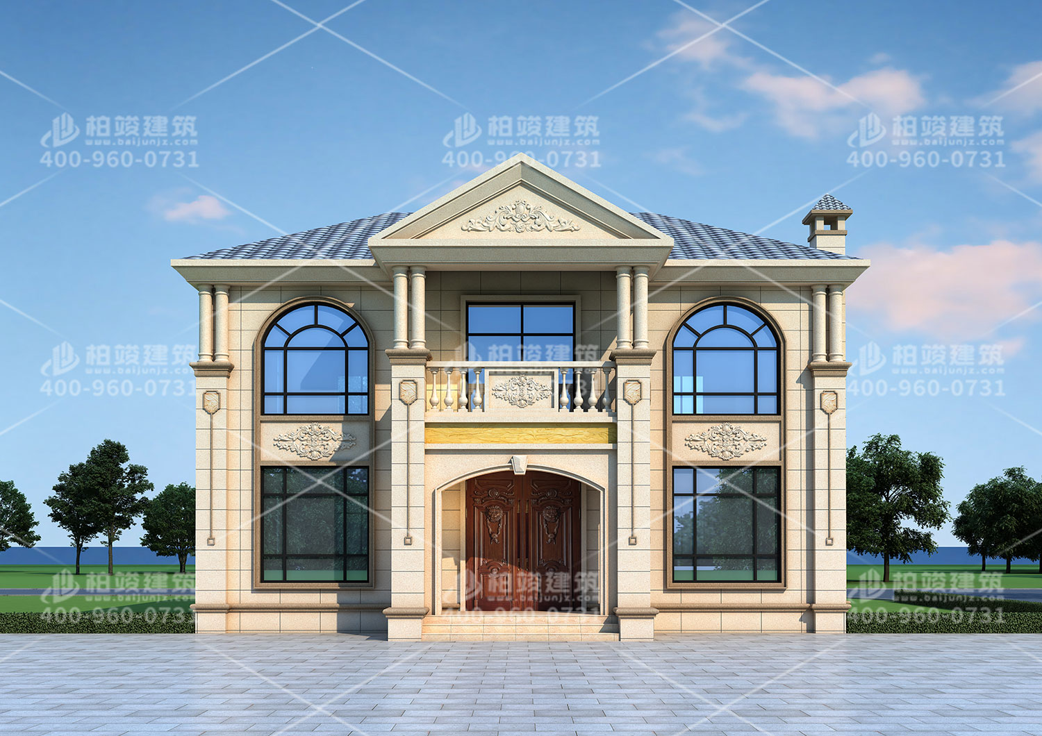 二層小別墅建筑設(shè)計(jì)圖，全套經(jīng)典圖紙。