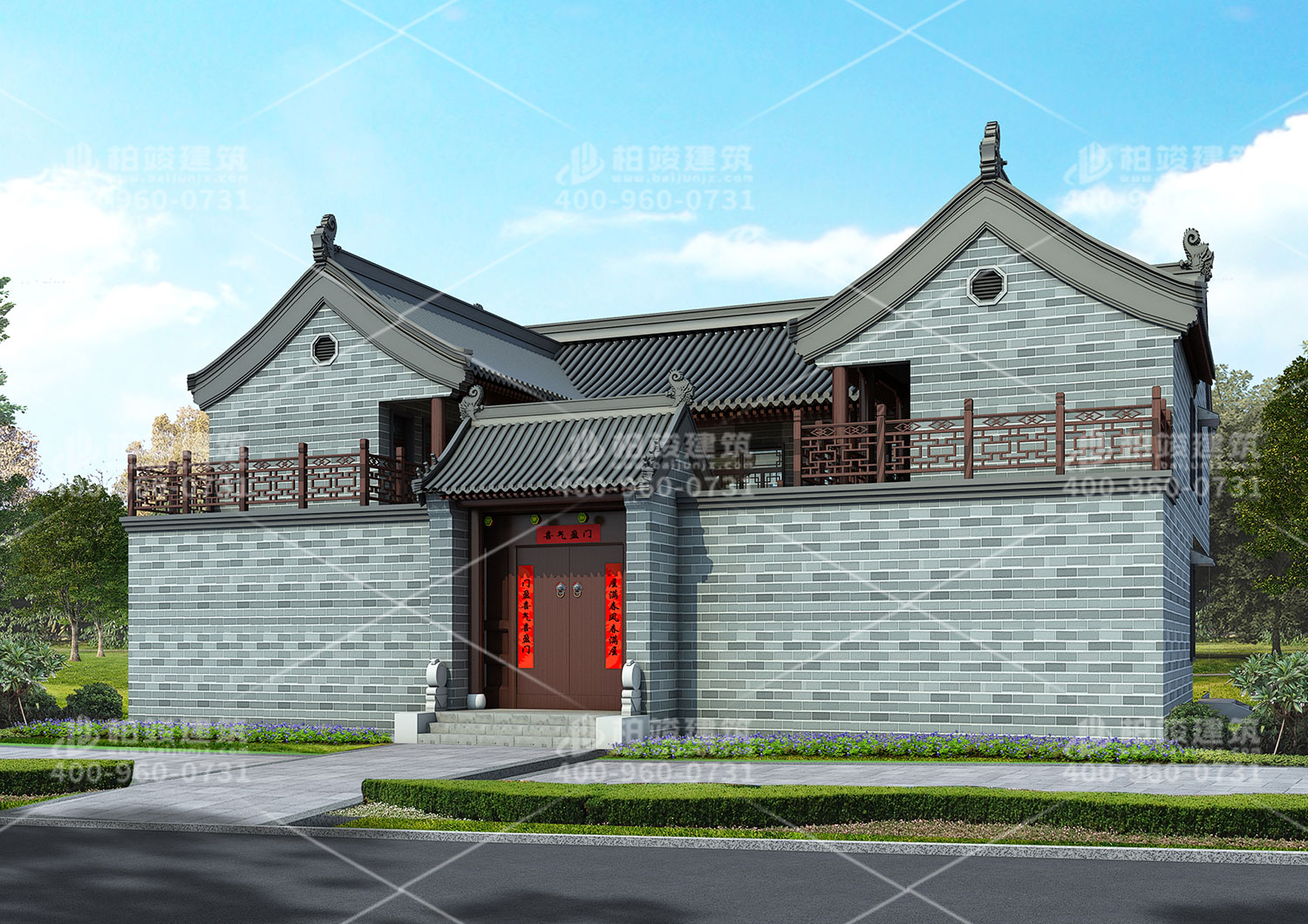 農(nóng)村自建房圖紙大全，中式風(fēng)格好房子。